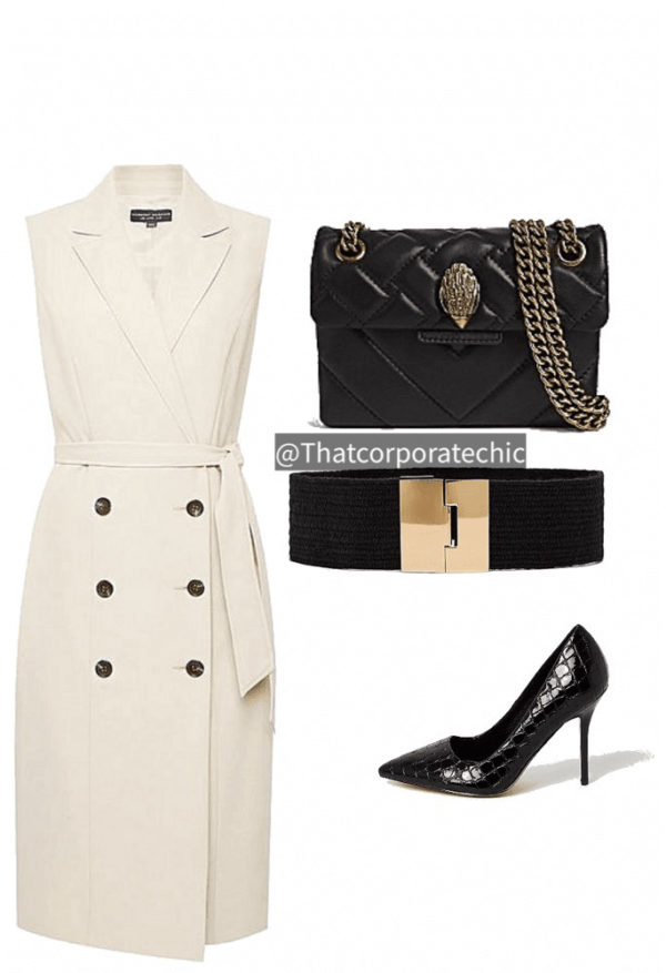 10 Ways To Wear A Trench/Sleeveless Dress | Lookbook - Thatcorporatechic