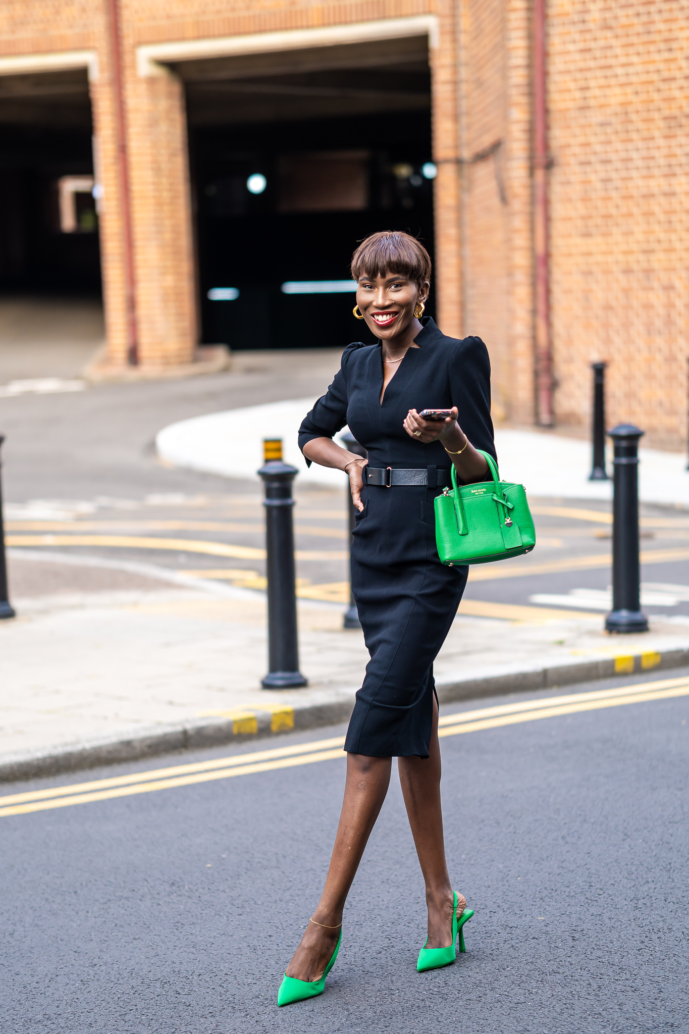 How to wear a black dress in summer - workwear style