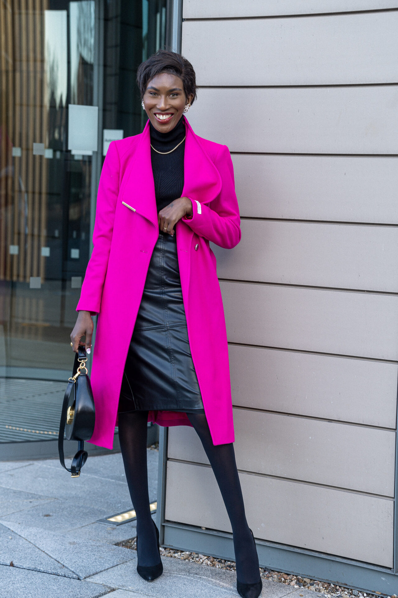 pink coat ted baker