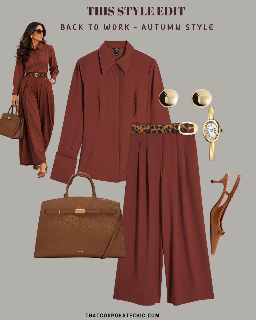 What to wear to work this week featuring five chic and easy corporate outfit ideas for women.
